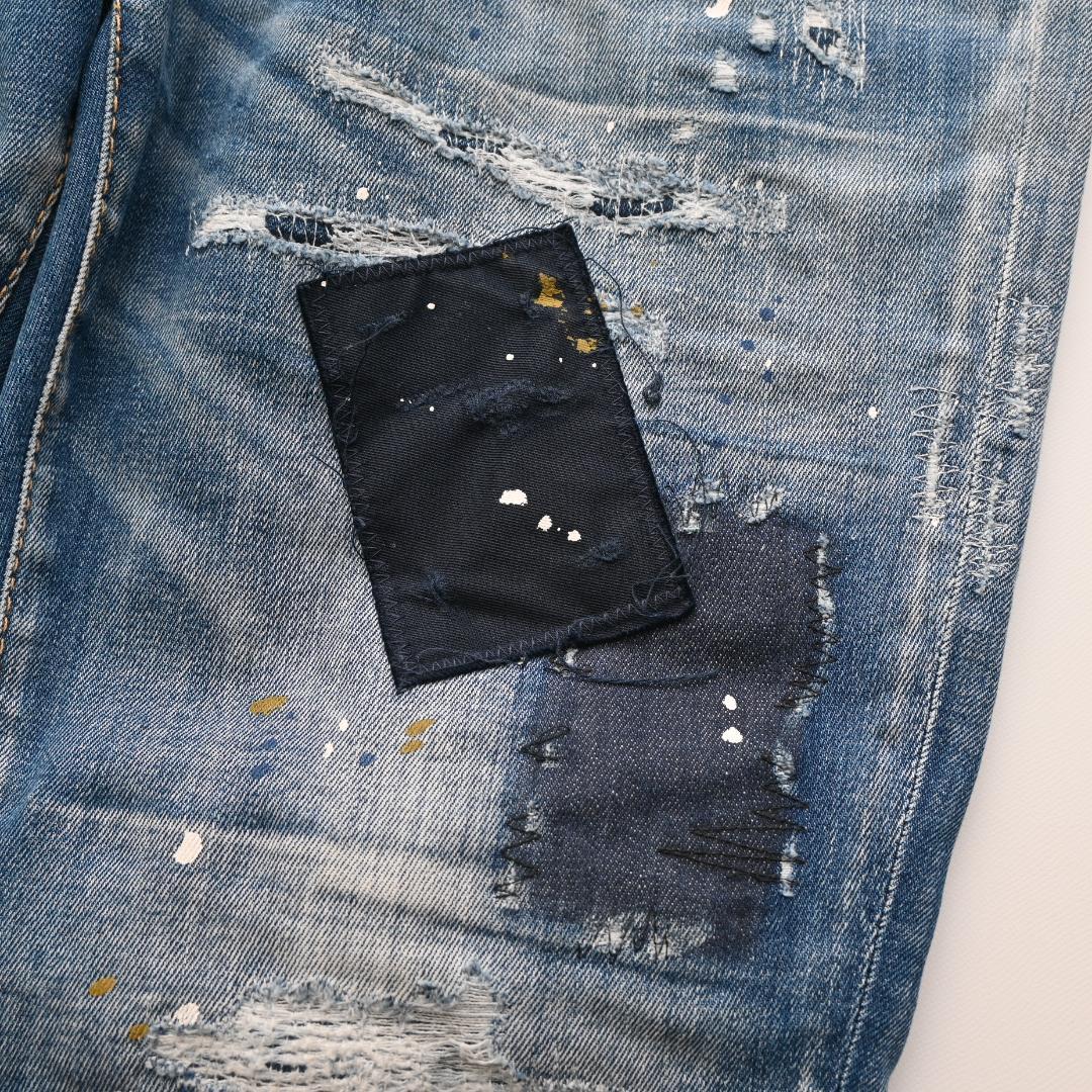 ト*ラ様 DSQUARED2 Sailor Jean リペア加工 デニムパンツ