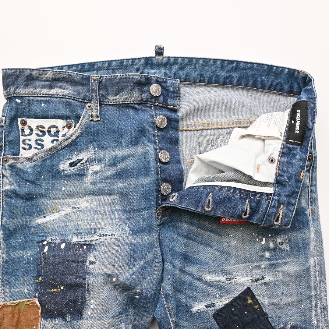 ト*ラ様 DSQUARED2 Sailor Jean リペア加工 デニムパンツ