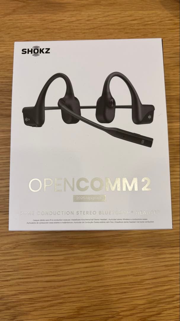 shokz opencomm2 2025年10月購入品