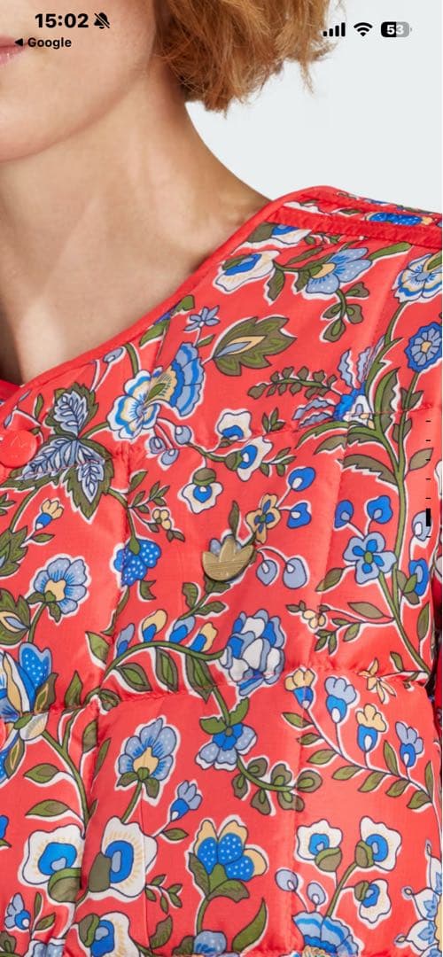 adidasリバティコラボレーションジャケット