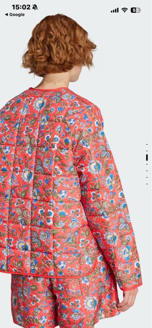 adidasリバティコラボレーションジャケット