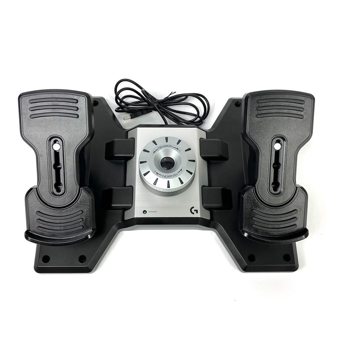 美品　ロジクール　Flight Rudder Pedals　フライトラダーペダル