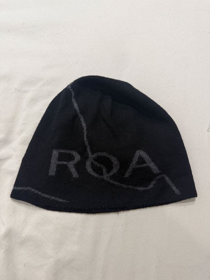 ROA ブラック ニット帽