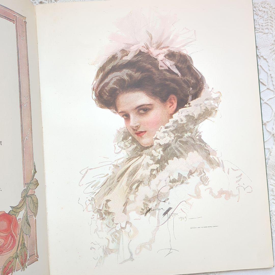 稀少1909年アンティーク 画集 洋書 絵本 児童書 ヴィクトリアン ヴンテージ