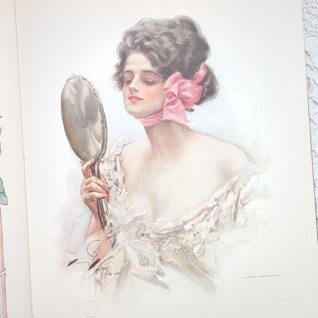 稀少1909年アンティーク 画集 洋書 絵本 児童書 ヴィクトリアン ヴンテージ