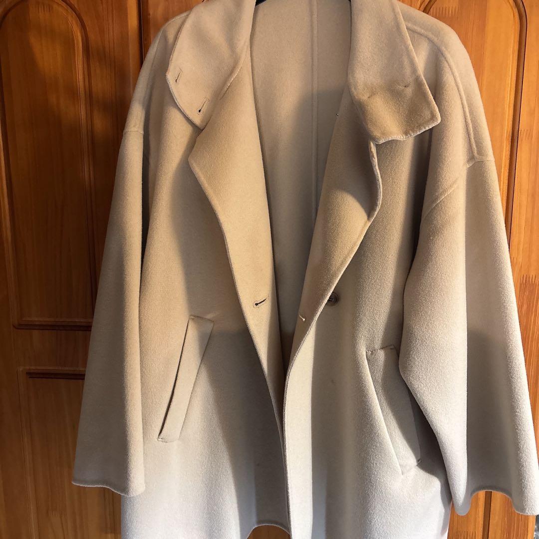 スローブイエナ　souple woolダブルフェイススタンドコート