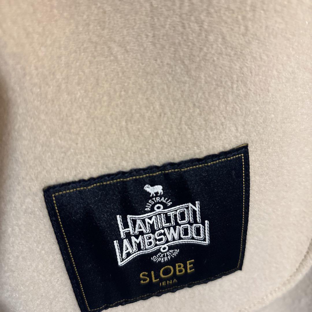 スローブイエナ　souple woolダブルフェイススタンドコート