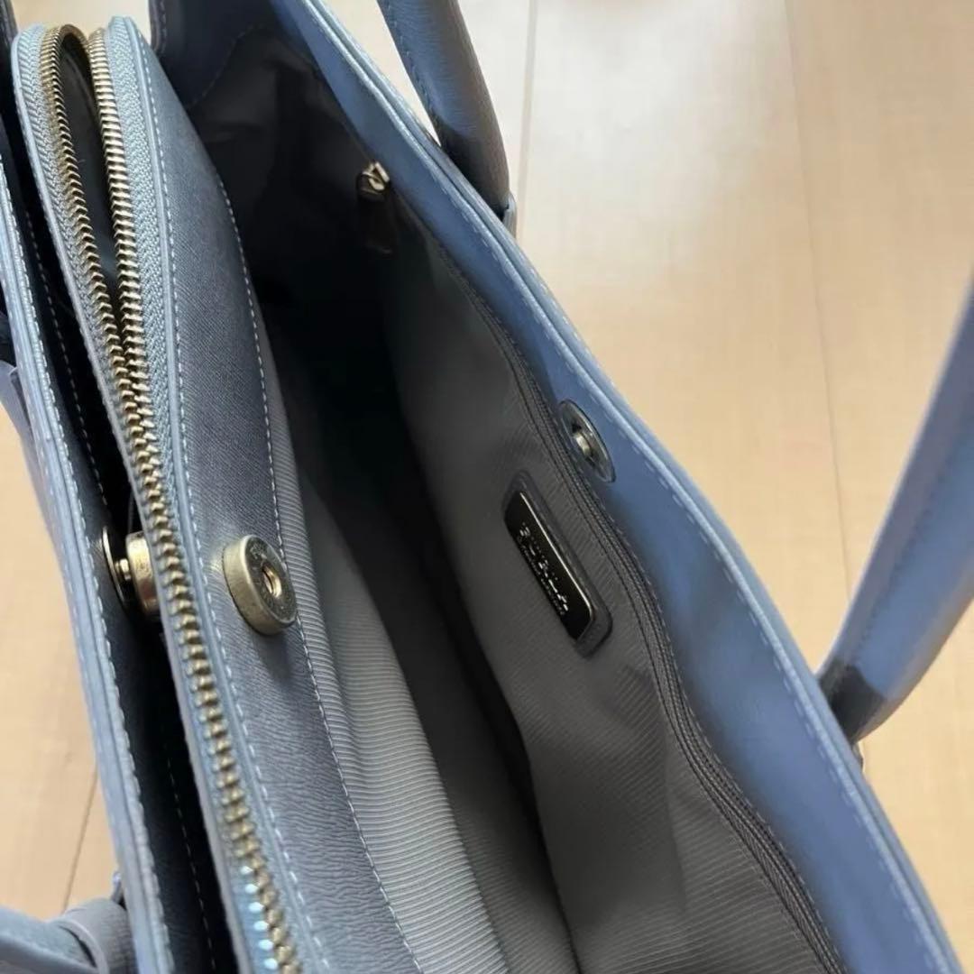 FURLA テッサ トートバッグ 水色　A4サイズ対応