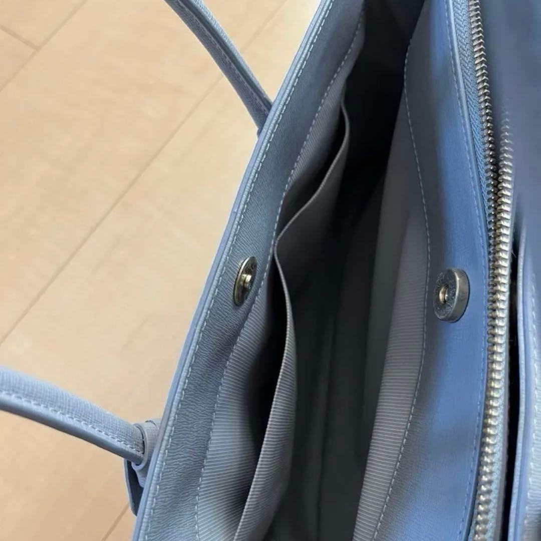 FURLA テッサ トートバッグ 水色　A4サイズ対応