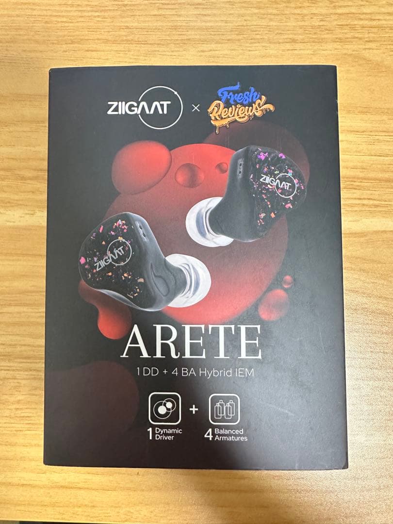 イヤホン ZiiGaat x Fresh Review Arete