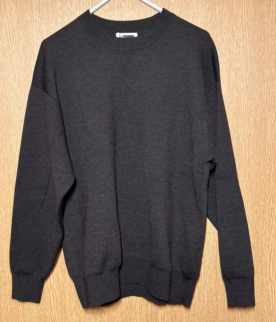 ＜H BEAUTY＆YOUTH＞スムージークルーネックニット Size:M