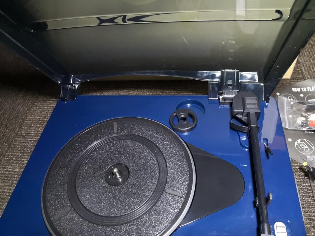 BRAD RETRO RECORD ネイビーカラー 本体・レトロ レコード本体