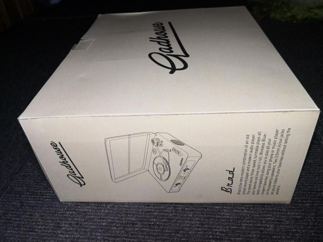 BRAD RETRO RECORD ネイビーカラー 本体・レトロ レコード本体