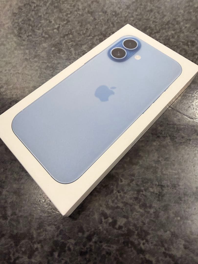 iPhone17 256GB ミストブルー アップル購入 残債なし 未使用