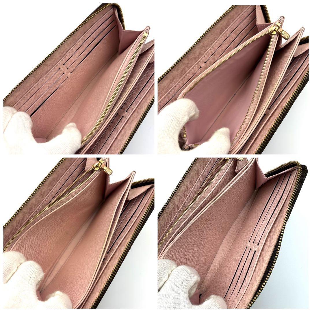 【新型】ルイヴィトン モノグラム ジッピーウォレット ローズバレリーヌ