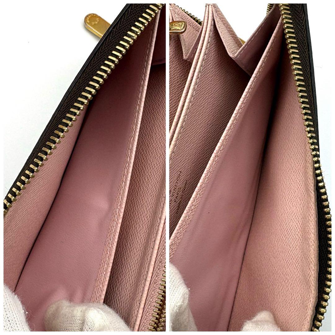 【新型】ルイヴィトン モノグラム ジッピーウォレット ローズバレリーヌ