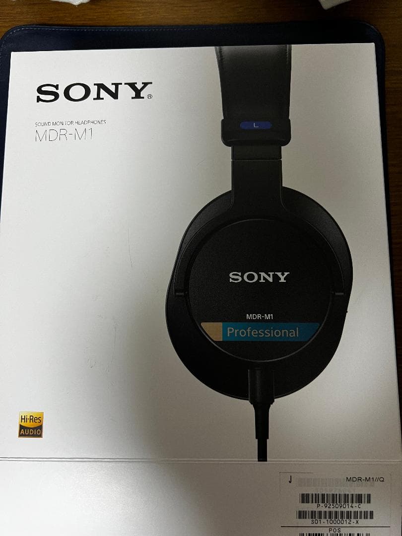 SONY MDR-M1ブラック 有線ヘッドホン