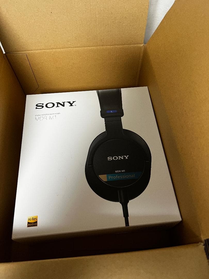 SONY MDR-M1ブラック 有線ヘッドホン