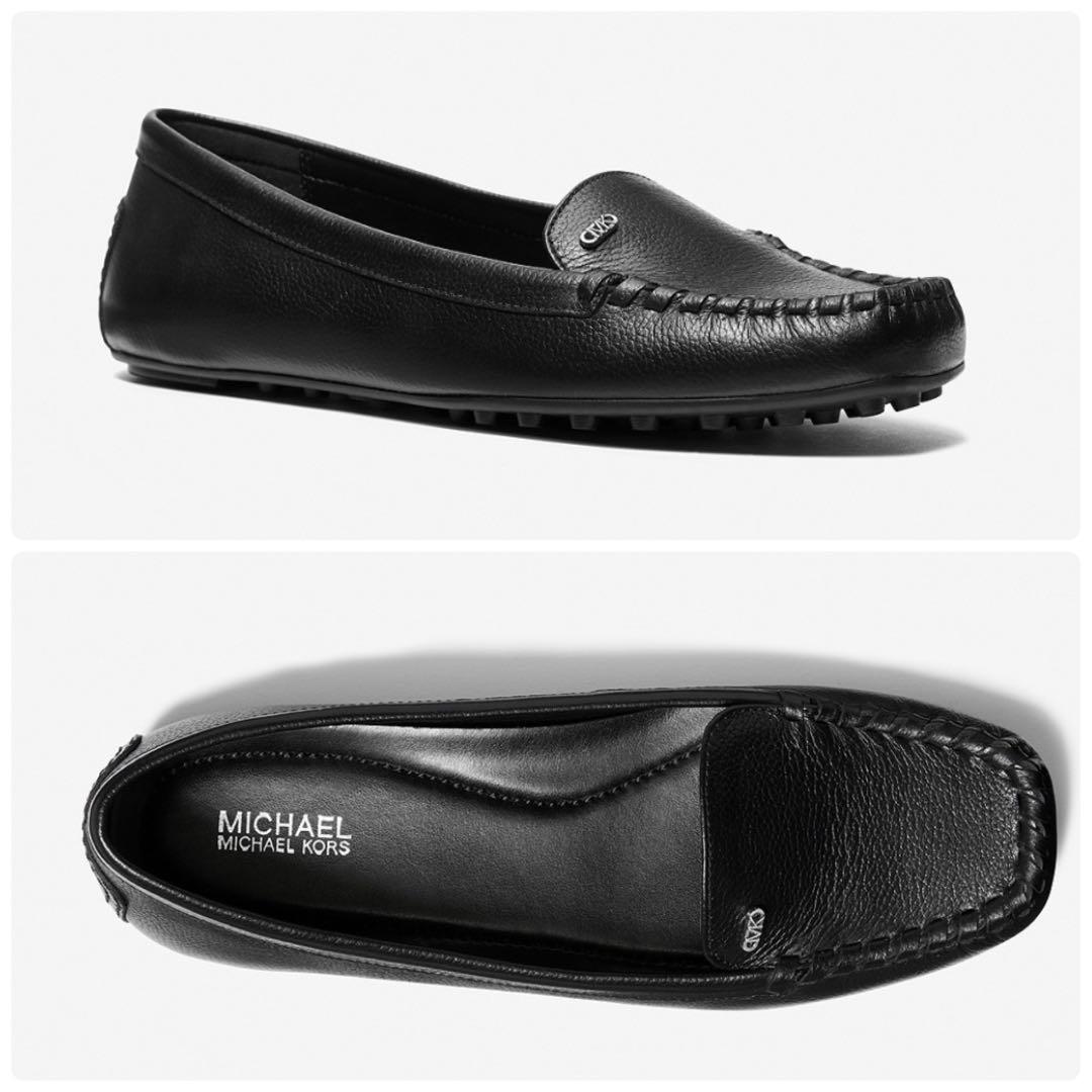 新品未使用　MICHAEL KORS ブラック モカシン