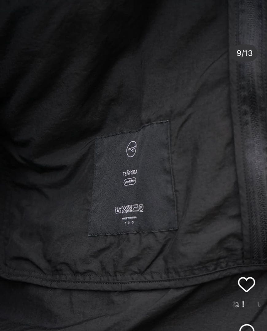 ジャケット・アウター TEATORA 26ss SOUVENIR SNIPER PACKABLE 3