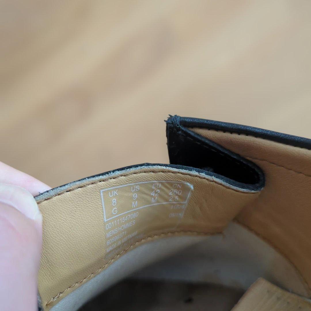 Clarks Originals ブラック モカシン US9 EU42