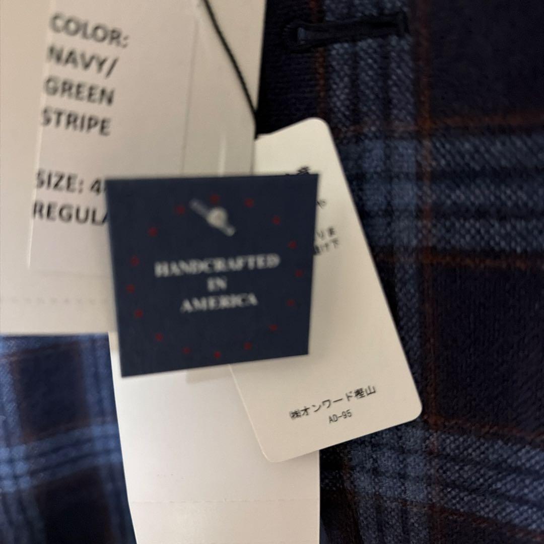 新品未使用 J.PRESS 定価10万超 高級ジャケット 紺ブレ ジェイプレス