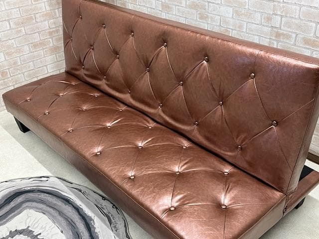 ソファーベッド　ソファ　バイキャスト　DBR　新品　大特価