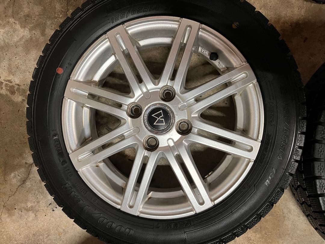 ◆155/65/14 スタッドレスホイール 2本②