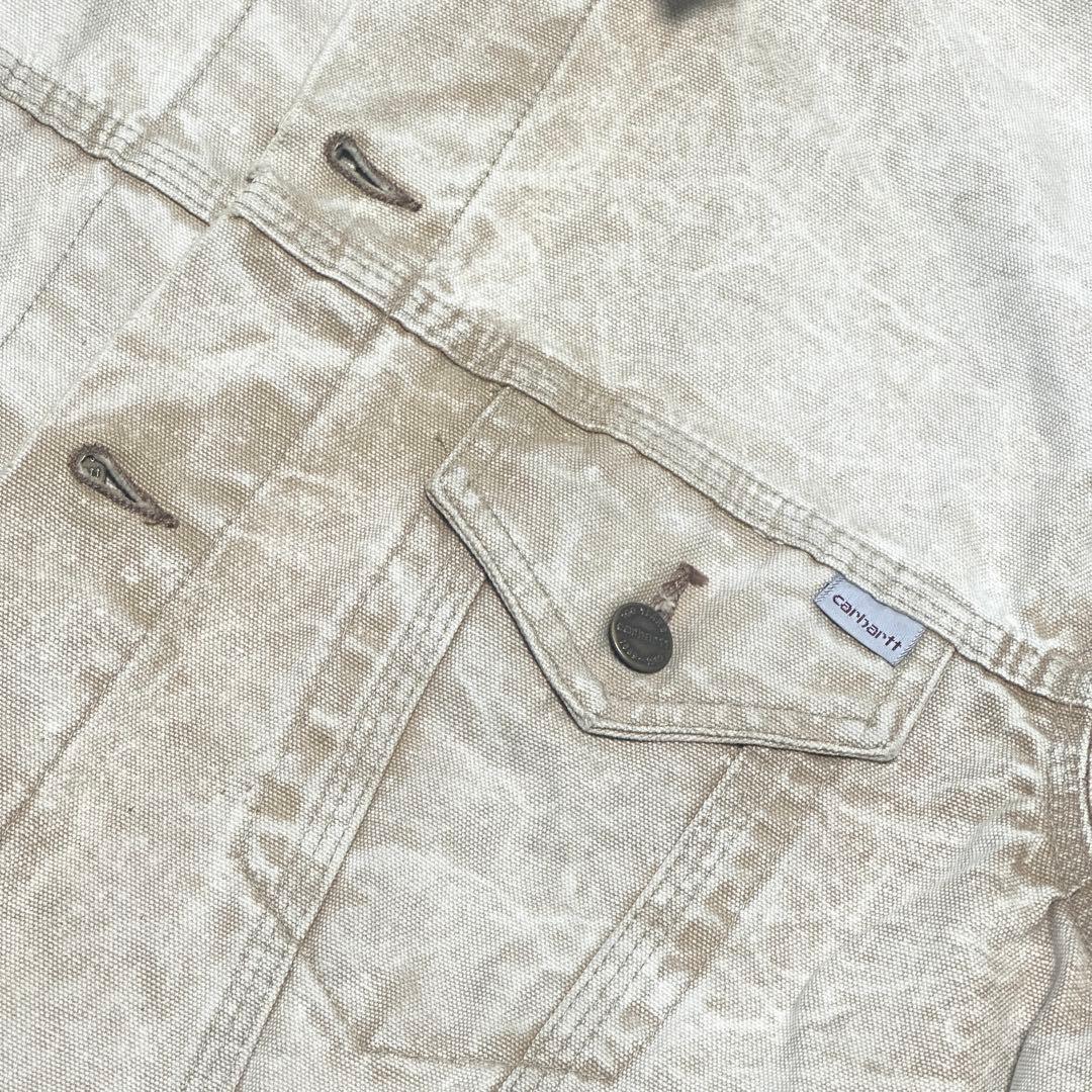 Carhartt トラッカージャケット フェード ボロ 裏地なし 80s 90s