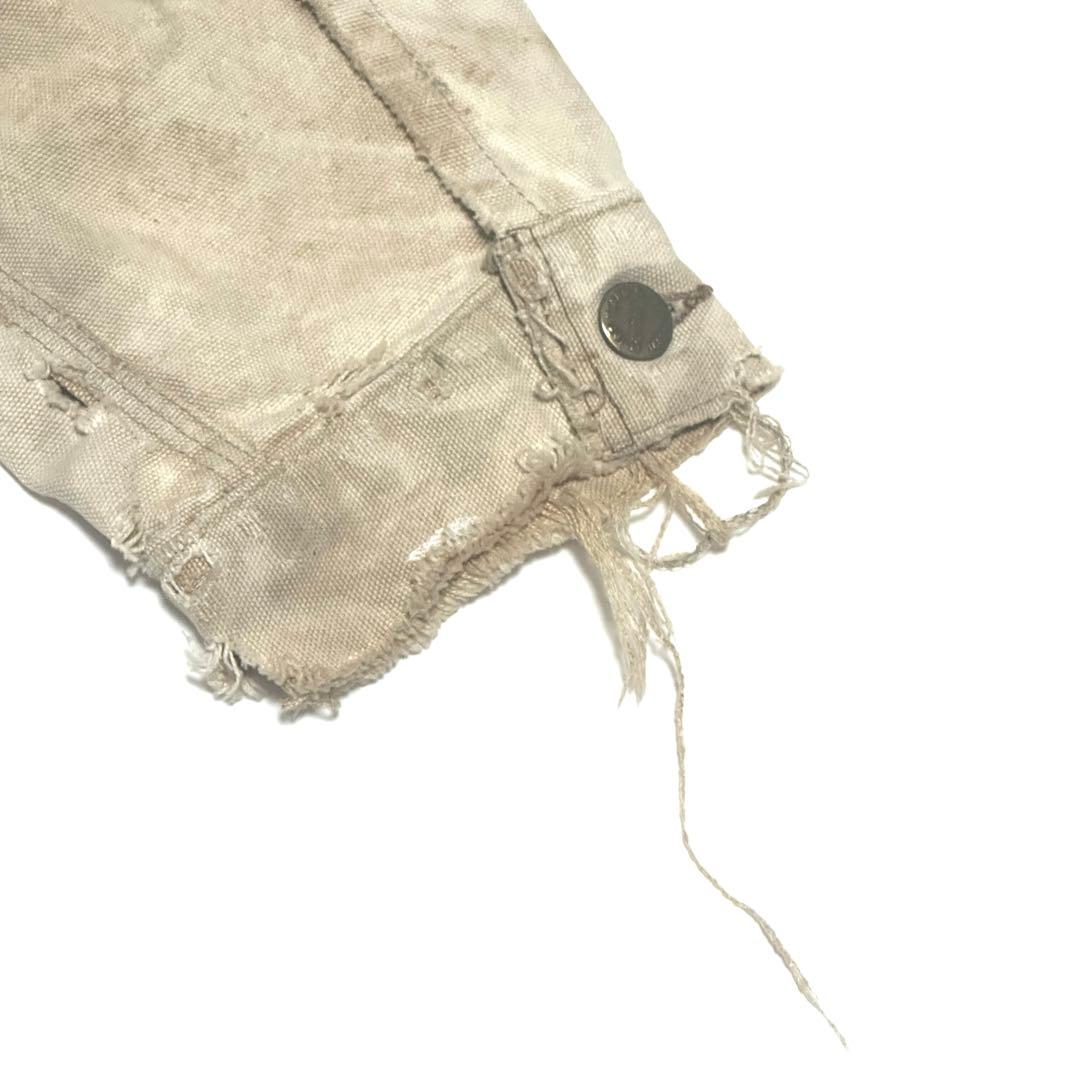 Carhartt トラッカージャケット フェード ボロ 裏地なし 80s 90s