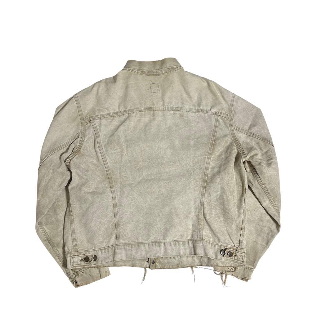 Carhartt トラッカージャケット フェード ボロ 裏地なし 80s 90s