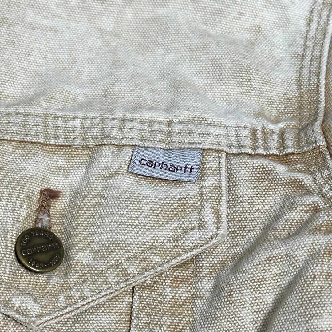 Carhartt トラッカージャケット フェード ボロ 裏地なし 80s 90s
