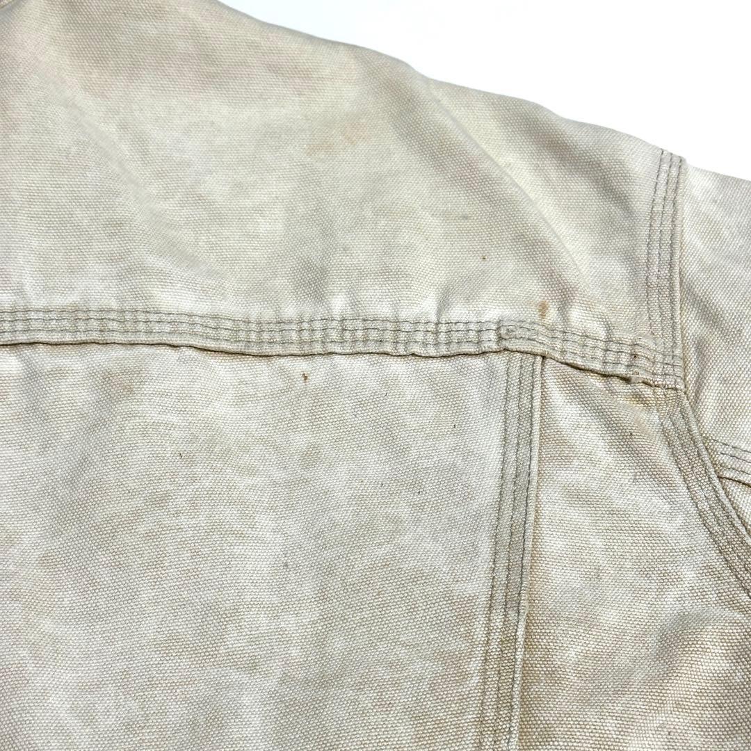 Carhartt トラッカージャケット フェード ボロ 裏地なし 80s 90s