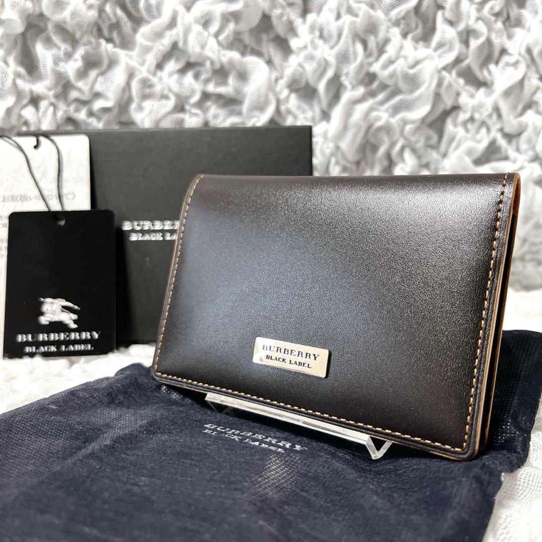 新品✨BURBERRY BLACK LABEL 名刺入れ ダークブラウン