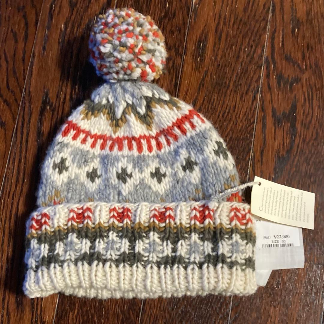 《新品》45r✖️CHAMULA ダブルカフ　ニット帽