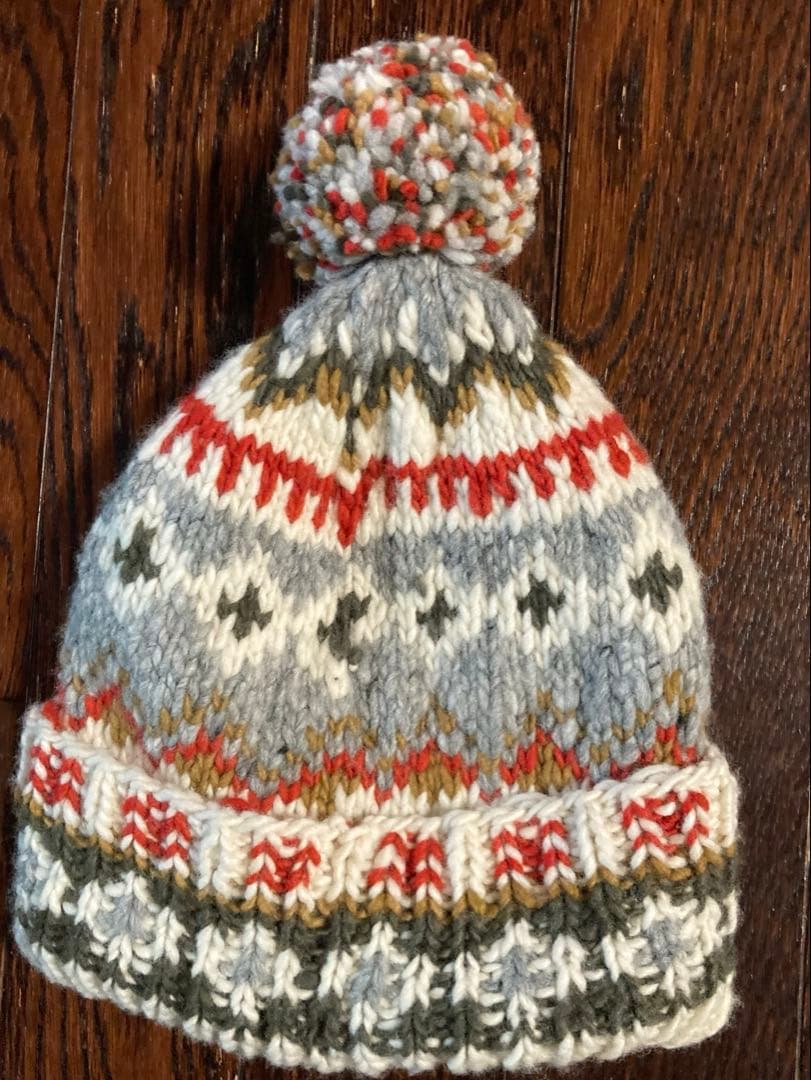 《新品》45r✖️CHAMULA ダブルカフ　ニット帽