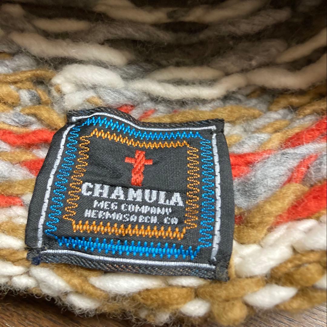 《新品》45r✖️CHAMULA ダブルカフ　ニット帽