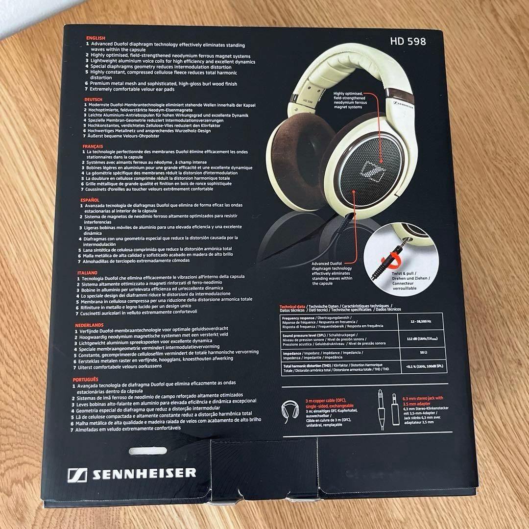 ヘッドフォン　 HD 598 ゼンハイザー　SENNHEISER