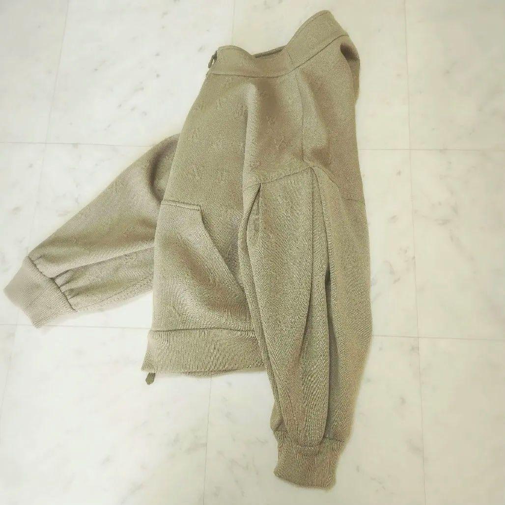 美品 ★ Max Mara ガストーネ コットン ジャージー ロゴジャケット