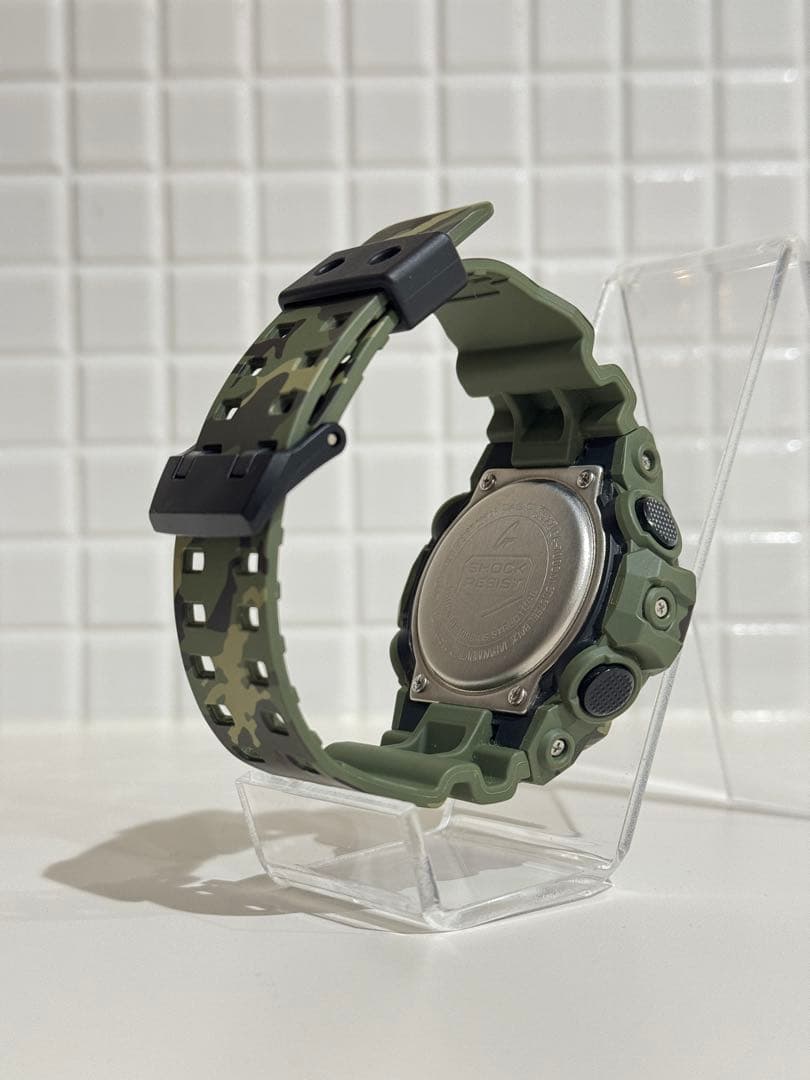 【美品】人気 カシオ G-SHOCK GA-700CM-3AJF カモフラージュ