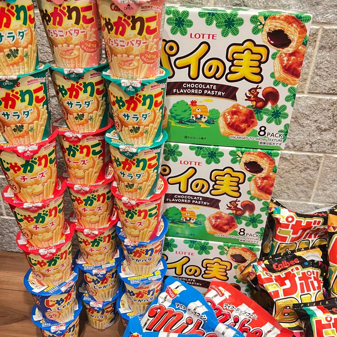【激安新品】菓子 じゃがりこ パイの実 ピザポテト コンソメ チョコビ ガトー