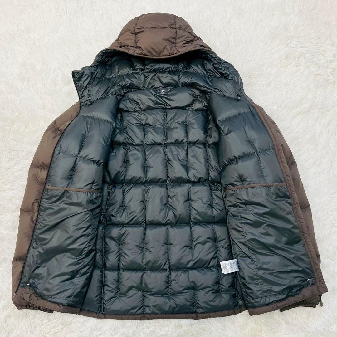 モンベル　ネージュダウン パーカ　XL　ダークブラウン　スタッフバッグなし