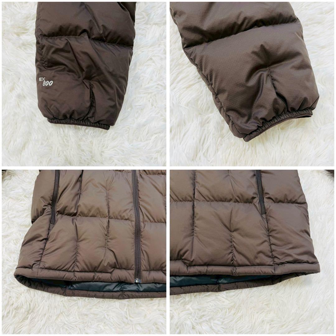 モンベル　ネージュダウン パーカ　XL　ダークブラウン　スタッフバッグなし