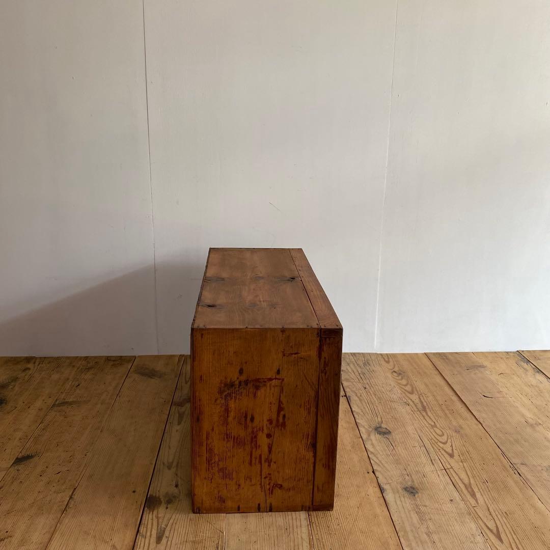 アンティーク ガラス戸 チェスト ローボード テレビ台 レトロ 無垢材 z963