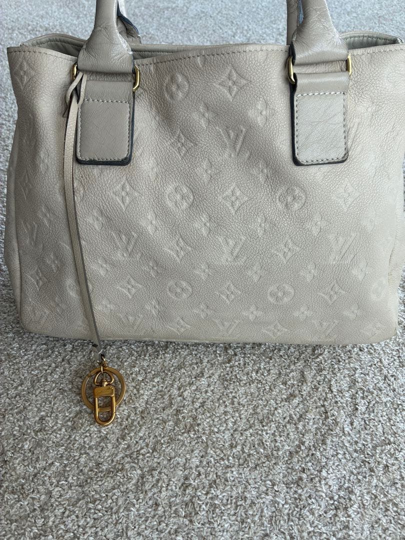 LOUIS VUITTON モノグラムアンプラント　レザーバッグ　オフホワイト♡