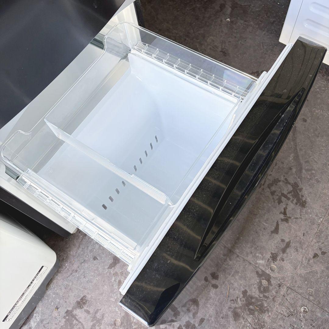 配送設置無料！ブラック＆ホワイト純正東芝・日立冷蔵庫洗濯機2点セット！完動超美品