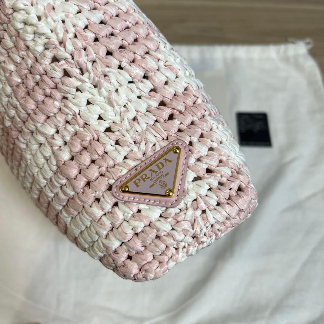 y♡n　新品　PRADA プラダ スモール クロシェ トートバッグ