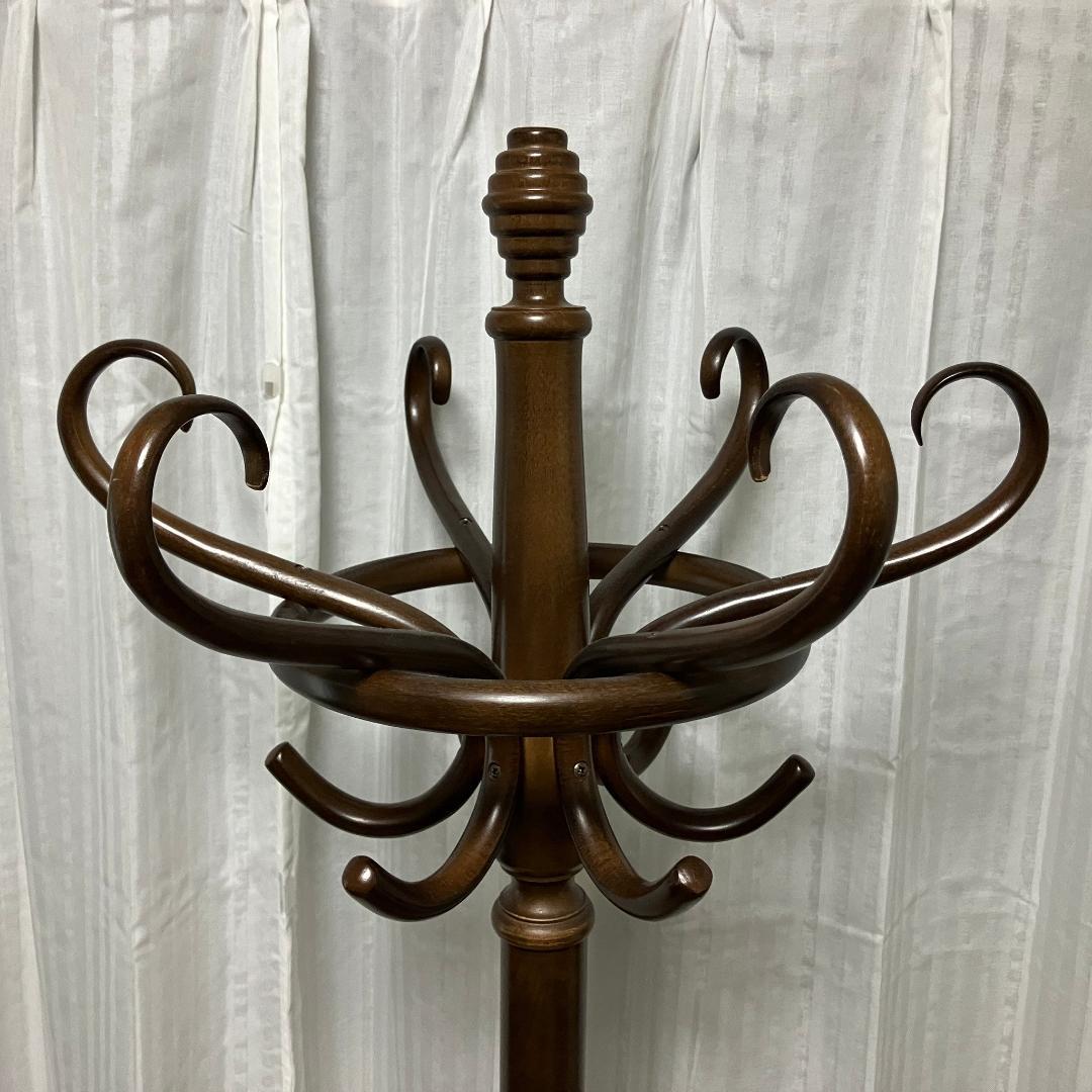 福岡　引取り限定　ファメグ社　FAMEG　ベントウッド　コートハンガー　ビーチ材