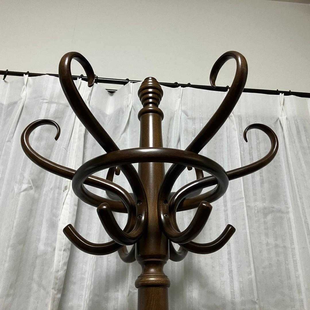 福岡　引取り限定　ファメグ社　FAMEG　ベントウッド　コートハンガー　ビーチ材