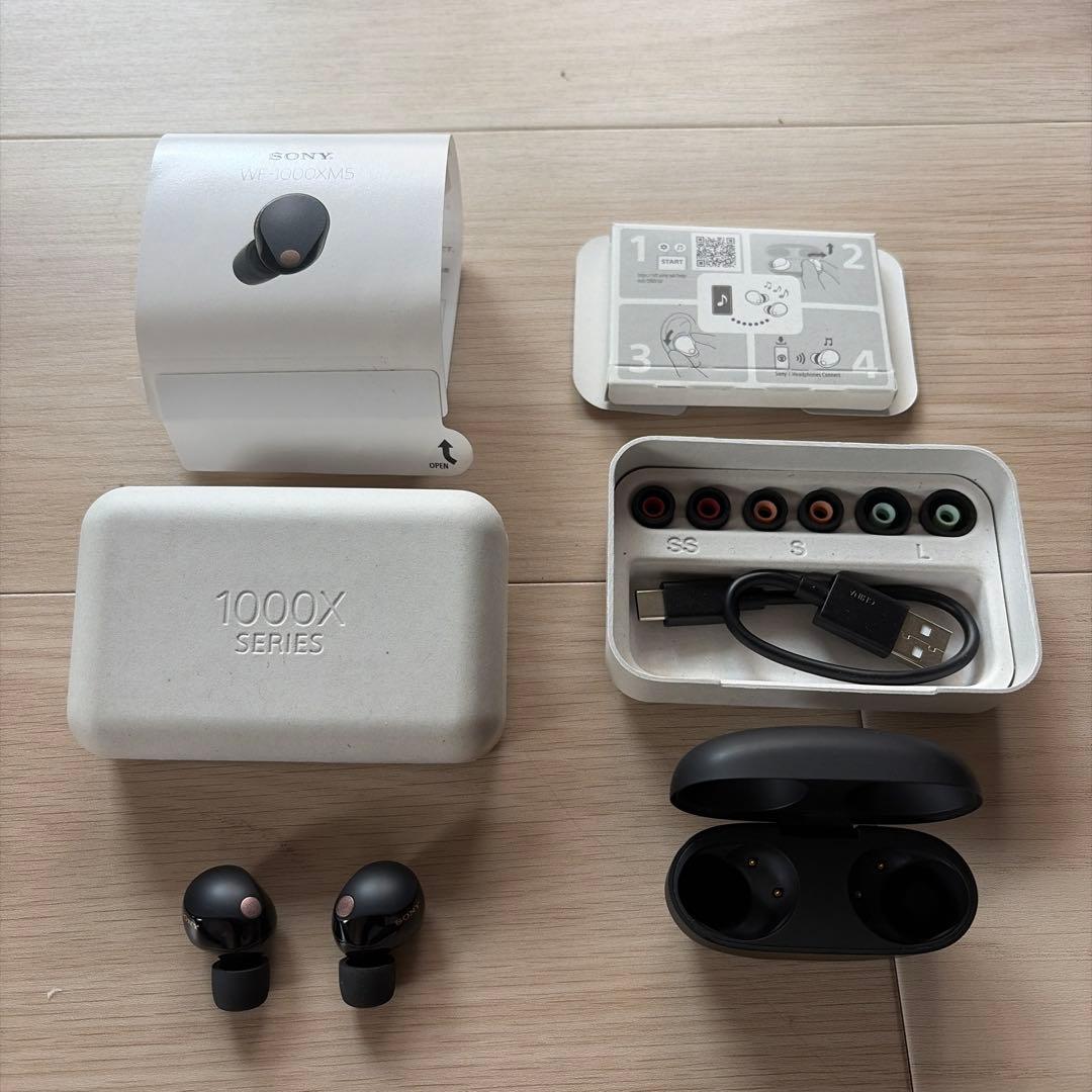 Sony WF-1000XM5 イヤーピースほぼ未使用